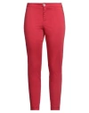 Nero Giardini Woman Pants Red Size 2 Cotton, Elastane In Red