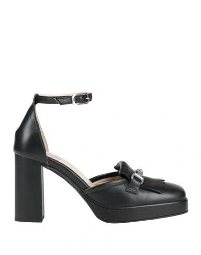 Nero Giardini Woman Pumps Black Size 6 Leather