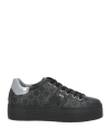 Nero Giardini Woman Sneakers Black Size 6 Leather, Textile Fibers In Black
