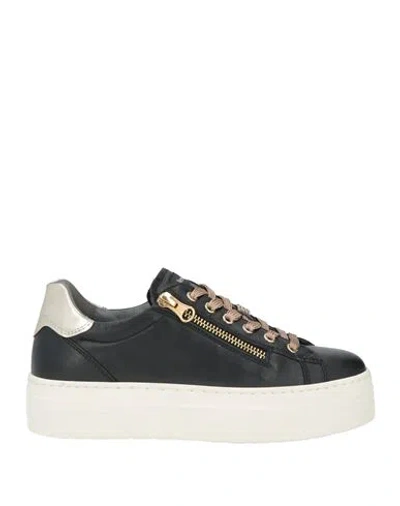 Nero Giardini Woman Sneakers Black Size 9 Leather