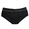 Nero Perla Men's Herringbone Swim Speedo In Black In Black