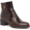 Nerogiardini Ankle Strap Bootie In Brown