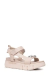 Nerogiardini Ankle Strap Platform Sandal In Natural