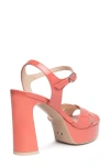 Nerogiardini Ankle Strap Platform Sandal In Poppy