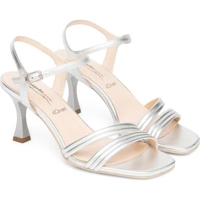 Nerogiardini Ankle Strap Sandal In Silver