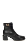Nerogiardini Block Heel Bootie In Black