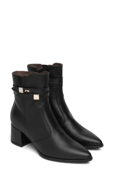Nerogiardini Block Heel Bootie In Black
