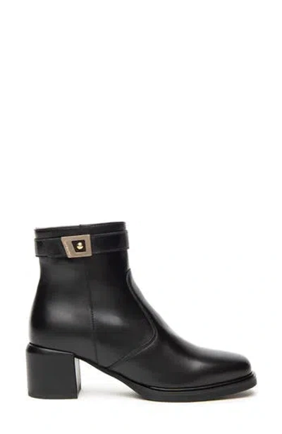 Nerogiardini Block Heel Bootie In Black