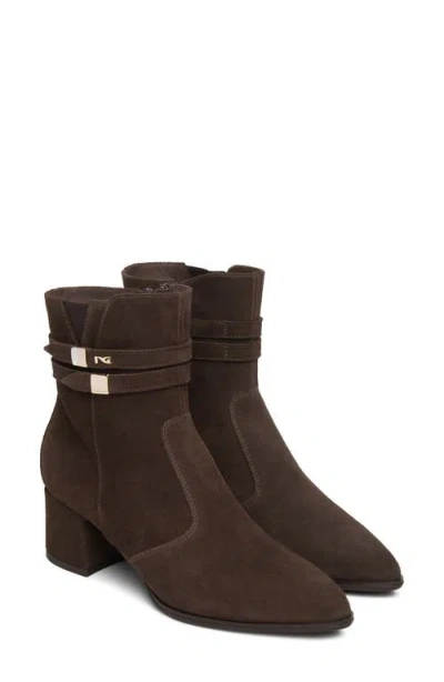 Nerogiardini Block Heel Bootie In Brown