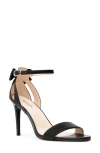 Nerogiardini Bow Ankle Strap Sandal In Black
