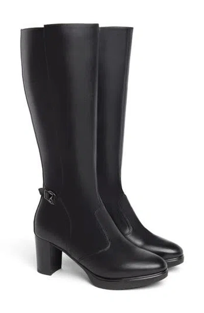 Nerogiardini Buckle Platform Boot In Black