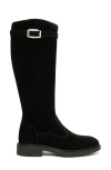 Nerogiardini Buckle Riding Boot In Black