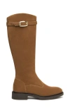 Nerogiardini Buckle Riding Boot In Brown