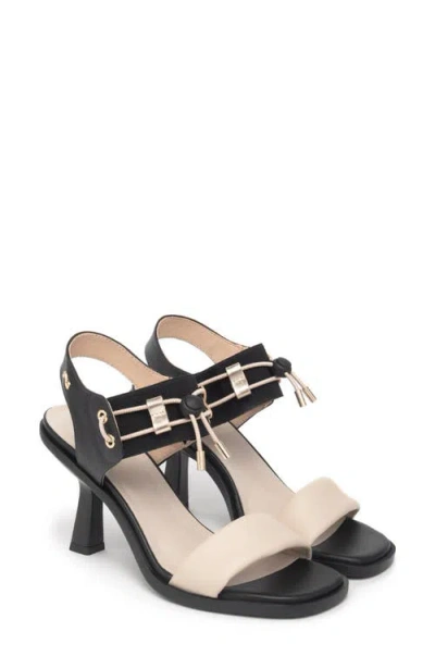 NEROGIARDINI NEROGIARDINI BUNGEE ANKLE STRAP SANDAL