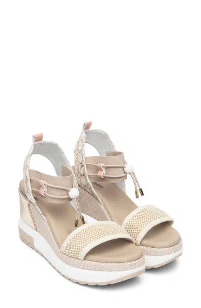 Nerogiardini Bungee Platform Wedge Sandal
