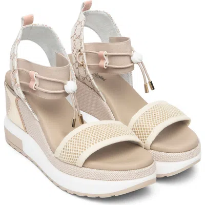 NEROGIARDINI NEROGIARDINI BUNGEE PLATFORM WEDGE SANDAL
