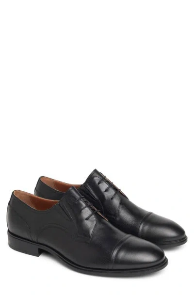 Nerogiardini Cap Toe Lace-up Oxford In Black