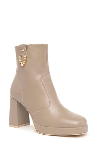 Nerogiardini Chain Platform Bootie
