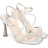 Nerogiardini Crystal Studded Ankle Strap Sandal In Multi