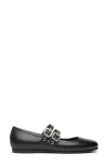 Nerogiardini Double Strap Ballet Flat In Black