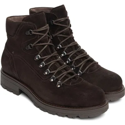Nerogiardini Hiker Leather Boot In Brown