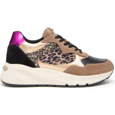 Nerogiardini Lace-up Sneaker In Multi