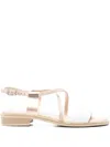 Nerogiardini Leather Ankle-strap Sandals In White