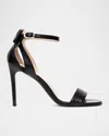 Nerogiardini Bow Ankle Strap Sandal In Black