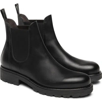 Nerogiardini Leather Chelsea Boot In Black