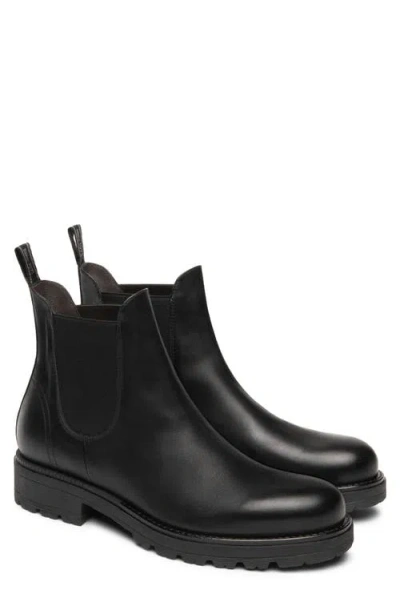 Nerogiardini Leather Chelsea Boot In Black