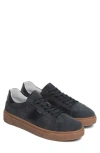 Nerogiardini Leather Low Top Sneaker In Blue