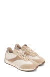 Nerogiardini Leather Low Top Sneaker In Neutral