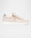 Nerogiardini Side Zip Sneaker In Beige