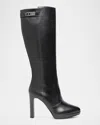 Nerogiardini Platform Knee High Boot In Black