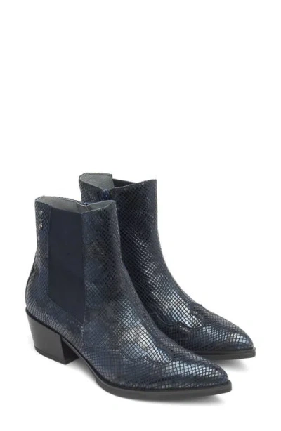 Nerogiardini Leather Western Chelsea Bootie In Multi