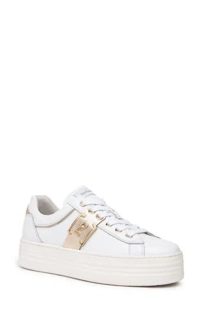 Nerogiardini Logo Plate Platform Sneaker In Multi