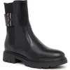 Nerogiardini Logo Strap Bootie In Black