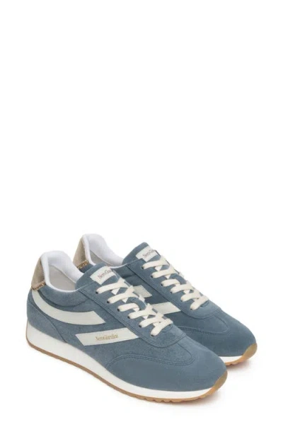 Nerogiardini Low Top Retro Sneaker In Blue