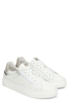 Nerogiardini Low Top Side Zip Sneaker In White