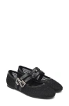 Nerogiardini Mesh Ballet Flat In Black
