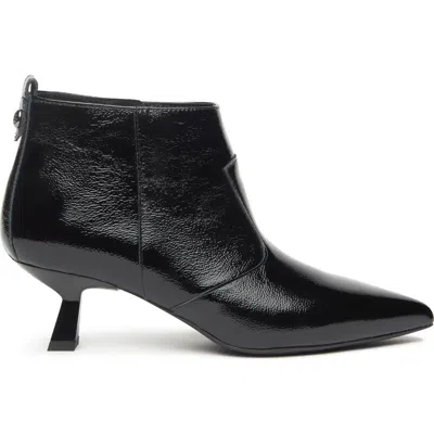 Nerogiardini Mid Heel Ankle Bootie In Black