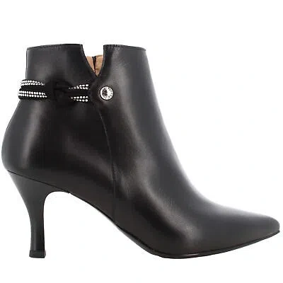 Pre-owned Nerogiardini Nero Giardini A24us Women's Ankle Boots I205521de/100 In Black