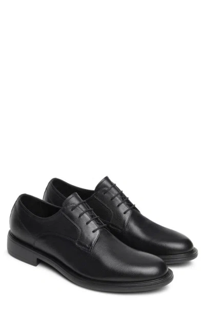 Nerogiardini Plain Toe Derby In Black
