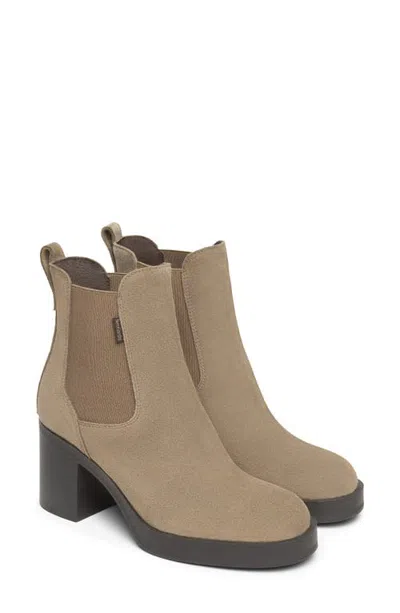 Nerogiardini Platform Chelsea Boot In Taupe