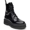 Nerogiardini Side-zip Leather Combat Boots In Black