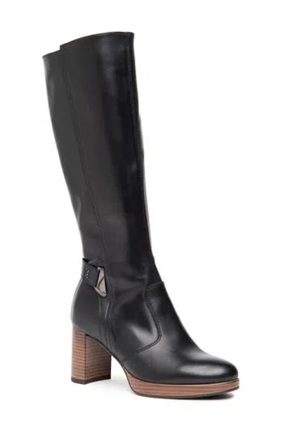 Nerogiardini Platform Knee High Boot In Black