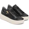 Nerogiardini Platform Side Zip Sneaker In Black