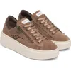 Nerogiardini Platform Side Zip Sneaker In Multi