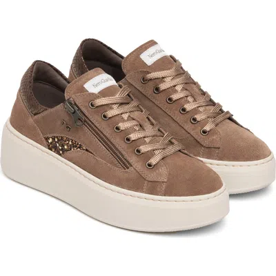 Nerogiardini Platform Side Zip Sneaker In Multi