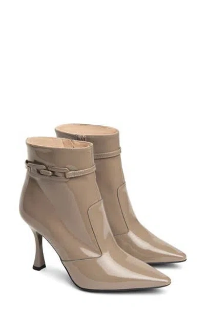 Nerogiardini Pointed Toe Bootie In Gray